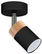 Spotlámpa JOKER BLACK WOOD 1xGU10/8W/230V