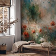 Fotótapéta - Pipacsos mező absztrakciója (147x102 cm)