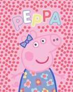 Peppa malac Dots flanel polár takaró 130x160cm