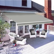 ISABELA Kazettás elektromos napellenző 3x2,5 - ezüstszürke