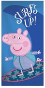 Peppa malac Surf fürdőlepedő, strand törölköző 70x140cm