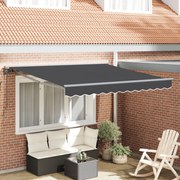 Automatikus Kihúzható Napernyő - Antracit 300x250 cm