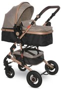 Lorelli Alba multifunkciós babakocsi + adapter - Premium Pearl Beige