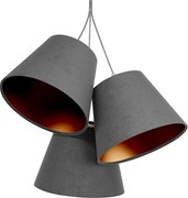 Csillár zsinóron AMBROSIA 3xE27/60W/230V