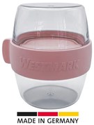 Westmark MINI kétrészes uzsonnás doboz, 400 ml, rózsaszín