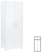 Family ruhásszekrény 74x182 cm fehér