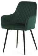 Zöld Bársony Étkezőszék. DCH-215 GRN4