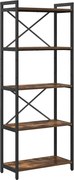 vidaXL Könyvespolc Füstölt tölgy 60 x 30 x 155 cm Faanyag