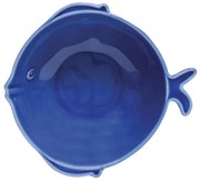 Hal alakú kínáló tál kék