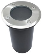 Kültéri behajtó lámpa 1xGU10/35W/230V IP67 matt króm