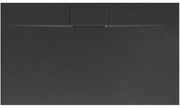 Zuhanytálca Bazalt long Black 80x120