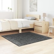 Csúszásgátló Shaggy Szőnyeg Sötétszürke 120 x 120 cm PP