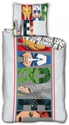 Boszúállók Marvel Heroic Squad ágyneműhuzat 140×200cm, 63×63 cm microfibre