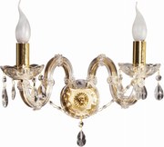 Candellux Fali lámpa Mária Terézia 2xE14 Arany Kristály IP20 40W