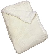 Luxus fehér báránytakaró mikroplüssből 200x230cm TiaHome