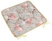 Bellatex Adéla sima ülőpárna, liliomszürke,szürke, 40 x 40 cm