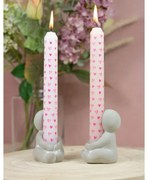 2 db kerámia gyertyatartó szett IDEAS 4 SEASONS, rózsaszín