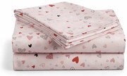 Pamut lepedő gyerekágyba LOVITA rózsaszín 110x160 cm