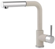 Concept BDG4527BE - Konyhai csaptelep kihúzható zuhanyfejjel, 26,9 cm, gránit/bézs