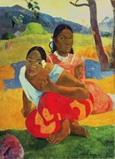 Reprodukció Nafea Faaipoipo (When are you Getting Married?), 1892, Gauguin, Paul