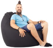 Fekete XXL Babzsákfotel