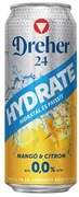 Alkoholmentes sör, 0,5 l, dobozos, DREHER 24 Hydrate, mangó-citrom (KHI488V)