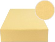 Gumis lepedő 90x200 jersey sárga