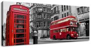 Gario Órás falikép Telefonfülke Londonban UK Méret: 100 x 40 cm