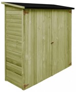 impregnált fenyőfa kerti szerszámtároló 182 x 76 x 175 cm