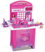 G21 játék- Superor gyerek konyha tartozékokkal, rózsaszín