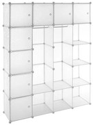 GARTHEN Gazdaságos polc rendszer 178 x 145 x 37 cm