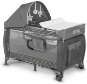 Lionelo - Utazó kiságy SVEN PLUS szürke