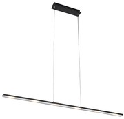 Design lógólámpa fekete, LED-del és érintőképernyős fényerőszabályzóval - Platina