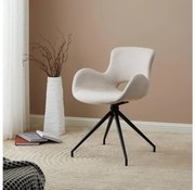 Eglo 424706 - Étkezőszék BULACAN 82x58 cm krémes/fekete