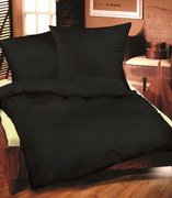 Ágyneműhuzat 140x200 fekete egyszínű