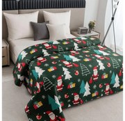 Ágytakaró SANTA WINK, sötétzöld Méret: 220 x 240 cm
