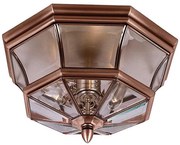 Quoizel QZ-NEWBURY-F-AC - NEWBURY kültéri mennyezeti lámpatest 3xE14/60W/230V IP44