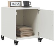 2 db fehér acél éjjeliszekrény 36x39x43,5 cm