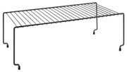 Brooklyn Lava fekete kiegészítő konyhai polc - Metaltex
