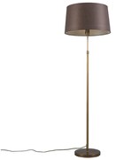 Állólámpa bronz, barna árnyalattal állítható 45 cm - Parte