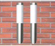 2 db rozsdamentes acél kültéri fali lámpa