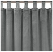 Antracitszürke függöny 200x270 cm Vila – Homede
