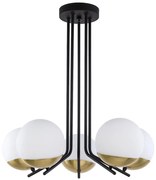 Jupiter 1720 - Csillár rúdon SANTA 5xE14/40W/230V bronz