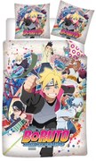 Boruto Ninja Squad ágyneműhuzat 140×200cm, 63×63 cm microfibre