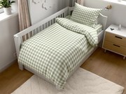 Baba ágyneműhuzat szett lepedővel GRENTIS, zöld