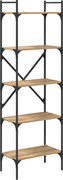 vidaXL Könyvszekrény Artisan tölgy 56 x 32 x 174 cm Faanyag