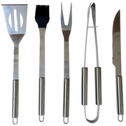 Fieldmann - Grillezési eszközök 5db rozsdamentes acél