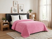 Bársonyos ágytakaró ASTRALIA, rózsaszín Méret: 170 x 210 cm