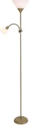 Brilagi - ARIANA állólámpa 1xE27/100W/230V + 1xE14/25W aranyszínű