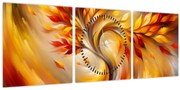 Kép - Őszi fa (órával) (90x30 cm)